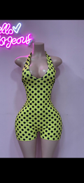 Polka dot romper